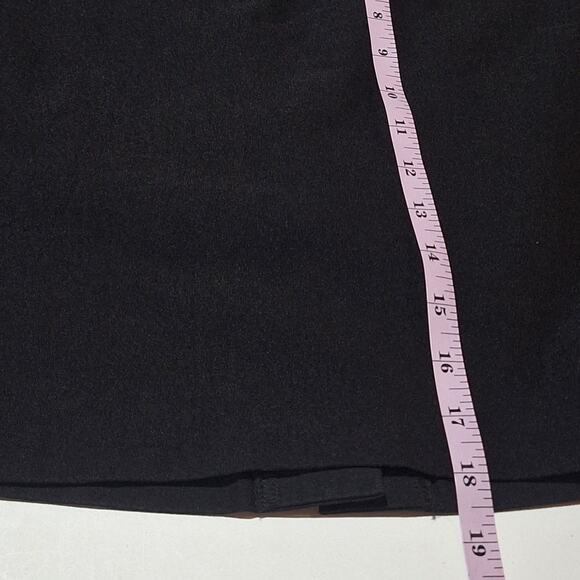 Tribal Pull On Skirt Skort Women's 12 Black Basic Classic Simple Minimalist Mini - Picture 10 of 12